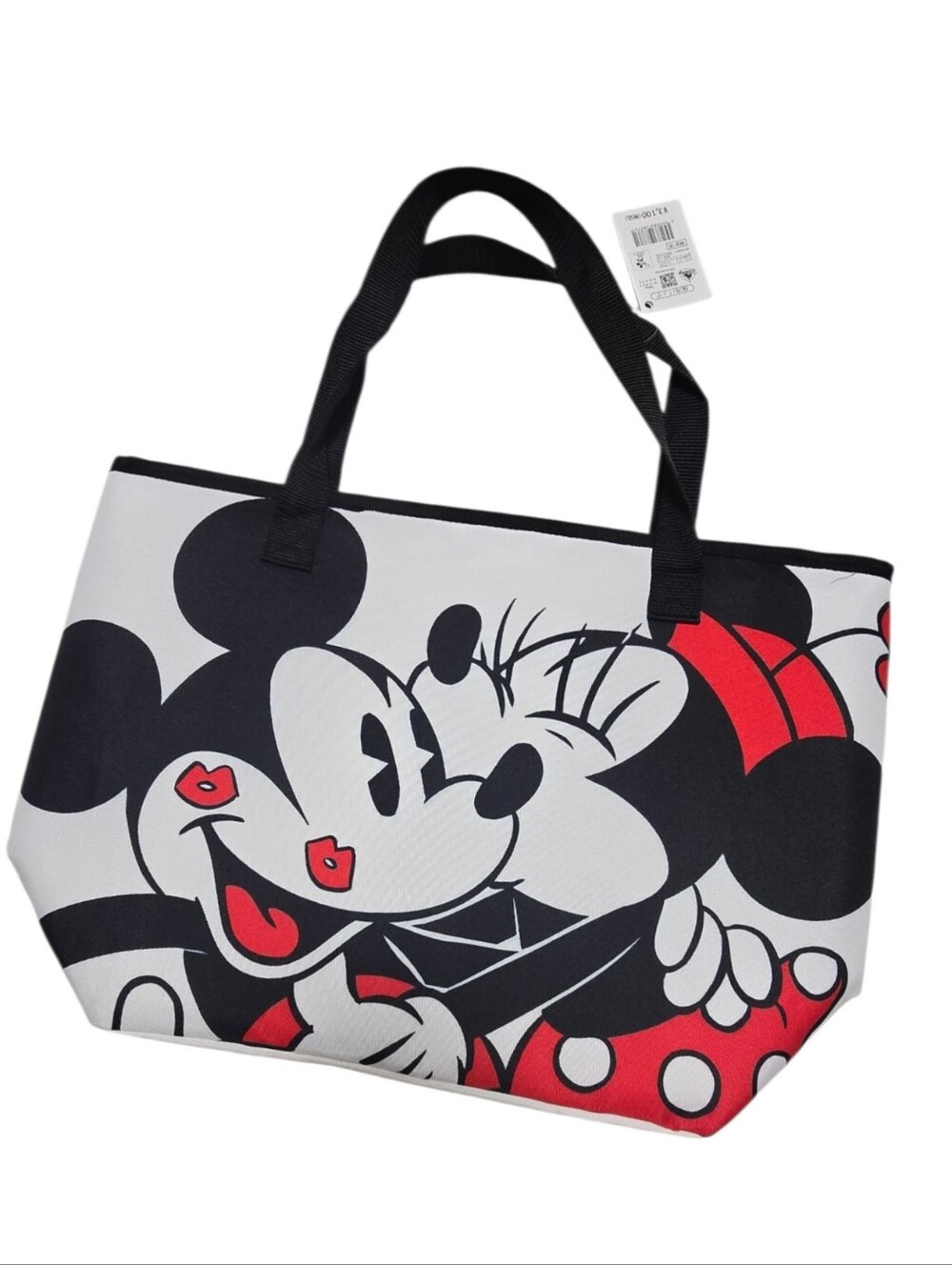 Disney Store Japan Mickey Minnie Insulated Cooler Tote Bag NWT - Picture 4 of 11